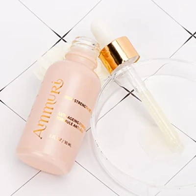 Image of Ammuri High Strength Retinol Serum for Face, 4% Wrinkles, Dark Circles Acne, Anti Aging Vitamin C with Hyaluronic Acid, Niacinamide and Salicylic Acid