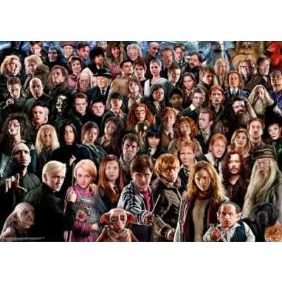 Image of Ravensburger 12000457 Harry Potter Challenge 1000 pieces jigsaw Puzzle for adults and kids age 14 years up, jigsaw, gifts