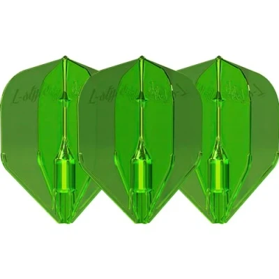 Image of L Style Champagne Flight Fantom Shape Green