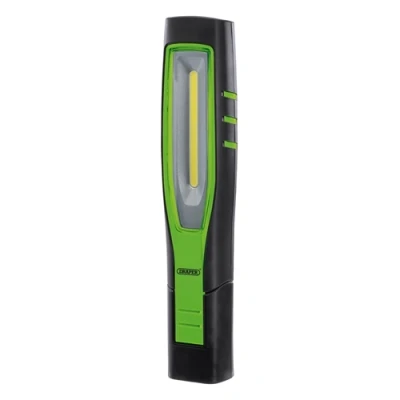 Image of Draper COB/SMD LED Rechargeable Inspection Lamp, 10W, 1,000 Lumens, Green