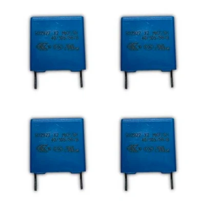 Image of (4 Pack) TDK Metalized Polypropylene Film Suppression Safety Capacitor 470 nF 0.47uF X2 MKP/MEX 305V 15mm Pin Pitch (Lead Free)