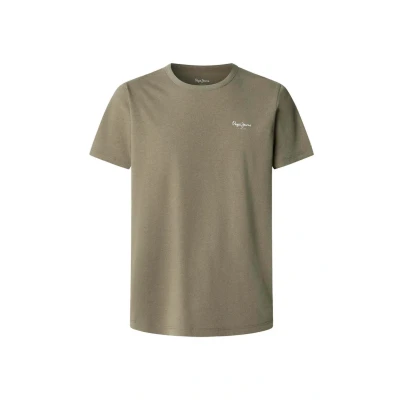 Image of Pepe Jeans Original Basic Tshirt, Men&#039;s, Size: XL, Stone green