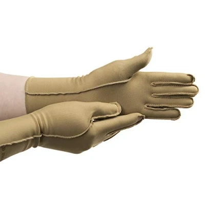 Image of isotoner womens Therapeutic Compression Cold Weather Gloves, Camel, Medium UK