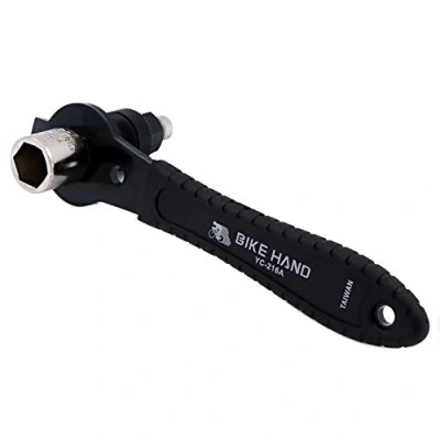 Image of Bikehand Bike Crank Extractor Puller Remover for Square Threaded Taper Crankset Easy Bicycle Arm Removal Tool