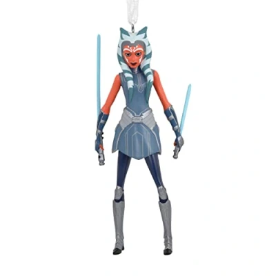 Image of Hallmark Star Wars: The Clone Wars Ahsoka Tano Christmas Ornament