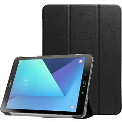 Image of ProCase Cover for Galaxy Tab S3 9.7 Case SM T820 T825, Slim Smart Stand Folio Tablet Black