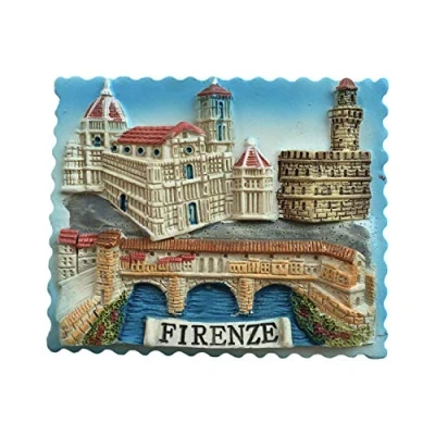 Image of Florence Italy 3D Firenze Refrigerator Magnet Tourist Souvenirs Resin Magnetic Stickers Fridge Home &amp; Kitchen Decoration from China