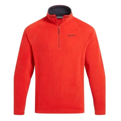 Image of Craghoppers Mens Corey Half Zip Fleece, Red, XXL EU