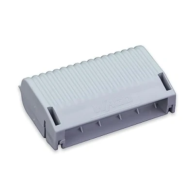 Image of WAGO Gelbox; Gel enclosure; for splicing cables; with gel; 221 Series; max. 6 mm² connectors; without Size 3; gray, 207 1433 (2 pcs)