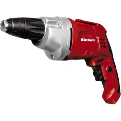 Image of Einhell TH DY 500 E Drywall Screwdriver 500W, Speed Control, Automatic Start Stop Drive, Depth Stop, 1/4&quot; Tool Holder Lightweight Electric For Plasterboard, Chipboard
