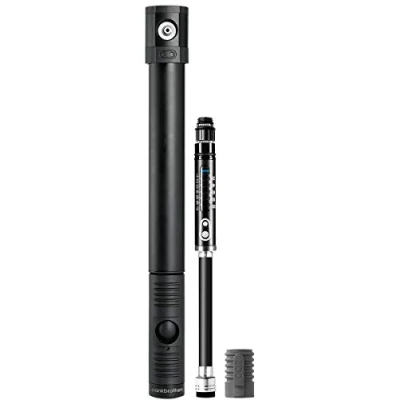 Image of Crankbrothers Klic HV Mini Pump with Gauge and CO2, Black