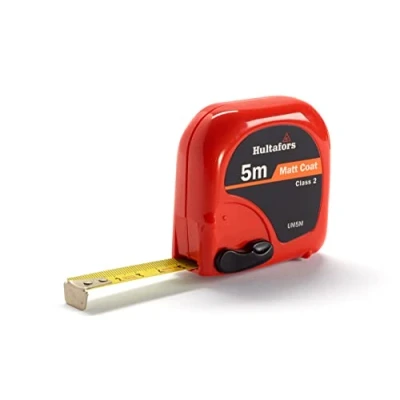 Image of Hultafors 369103 UM5M Short Steel Tape Black/Red