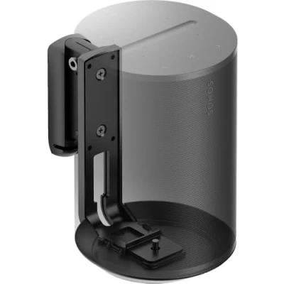 Image of Flexson Wall Mount for Sonos ERA 100, Single pack in Black, Swivels and Tilts