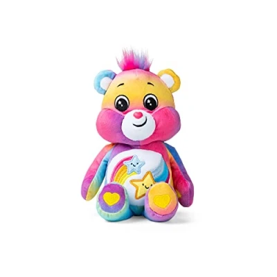 Image of Care Bears Dare to Bear 22cm Bean Plush Collectable Cute Toy, Cuddly Toys for Children, Soft Girls and Boys, Teddies Suitable Boys Ages 4+ Basic Fun 22019