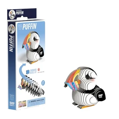 Image of EUGY D5056 Puffin 3D Model Craft Kit