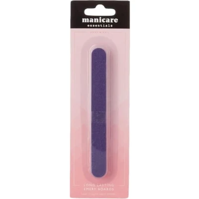 Image of Manicare Pack of 5 Long Lasting Emery Boards, Nail Files For Shaping Natural Nails, Double Sided Fine And Coarse Grit, Strong Durable, At Home DIY Salon Professional Manicure Or Pedicure
