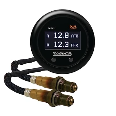 Image of Innovate Motorsports 3891 38910 DLG 1 Dual Wideband Air/Fuel Ratio Gauge Kit