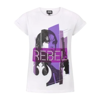 Image of Star Wars Rogue One Rebel Girl&#039;s T Shirt (11 12 Years)