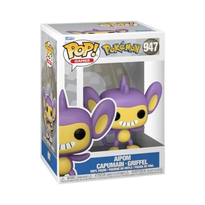 Image of Funko POP! Games: Pokemon Aipom Collectable Vinyl Figure Gift Idea Official Merchandise Toys for Kids &amp; Adults Video Games Fans Model Collectors and Display
