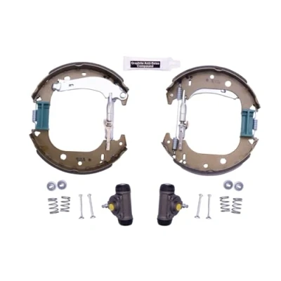 Image of 93803341 brake Set, drum brakes HELLA Shoe Kit Pro 8DB 355 004 851 with wheel cylinder, adjuster