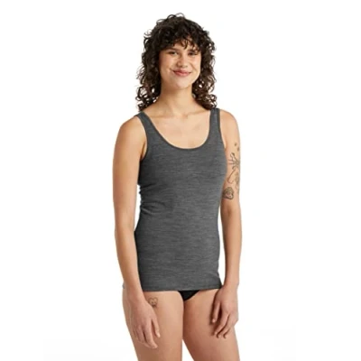 Image of Icebreaker Siren Tank Underwear Gritstone HTHR, X Small
