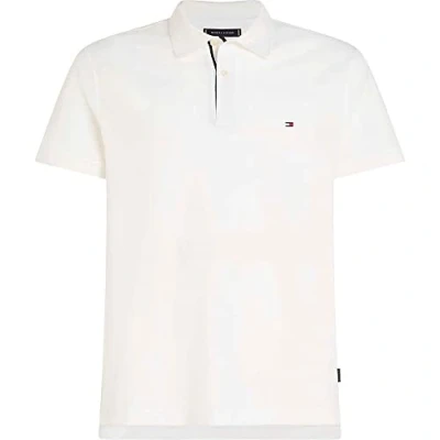 Image of Tommy Hilfiger Men&#039;s Regular Fit Short Sleeve Polo Shirt, White (White), S