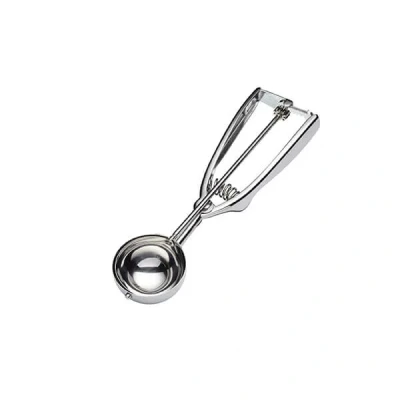 Image of KitchenCraft Deluxe Stainless Steel 4.9cm Ice Cream Scoop