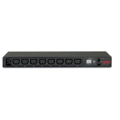 Image of APC Rack PDU AP7821B Power Distribution (Metered, 1U, 208/230V, 8 Outlets C13, IEC C20)