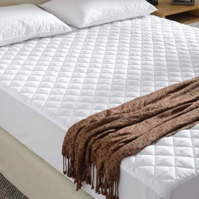 Image of GC GAVENO CAVAILIA Extra Soft Quilted Mattress Protector, Fully Fitted Non Allergenic Luxury Bed Cover, Breathable Hypoallregenic Easy Care Sheet Wrap, Super King