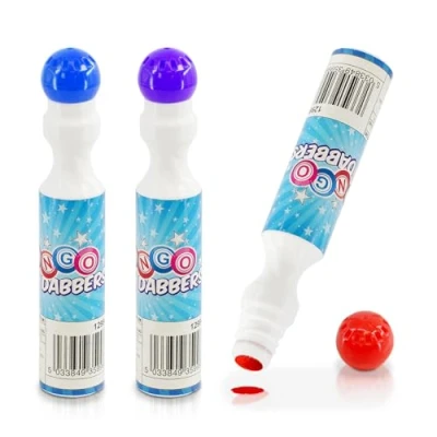 Image of The Magic Toy Shop Bingo Dabbers for Games Marker Pens Multicoloured Family Kids Toys