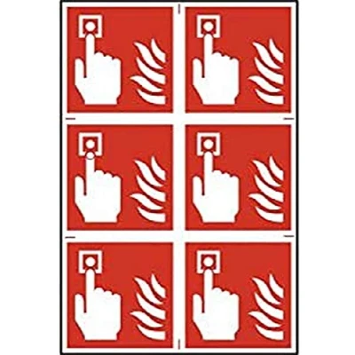Image of Spectrum Industrial Fire Alarm Symbol PVC (200 x 300mm)
