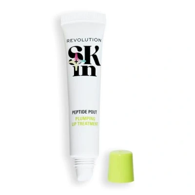 Image of Revolution Skin, Peptide Pout Plumping Lip Treatment, Hydrating Balm, Plumps Lips, Vegan &amp; Cruelty Free, 15ml