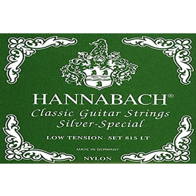 Image of Hannabach 652518 Saiten für Klassikgitarre Seire 815 Low Tension Silver Special 3er Bass