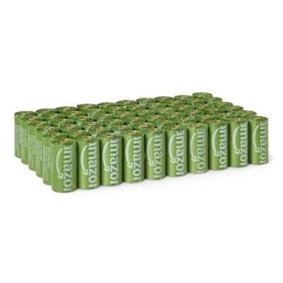 Image of Amazon Basics Recycled Material Dog Poop/Waste Bags without Dispenser, Unscented, 900 (60 Packs of 15 Bags)