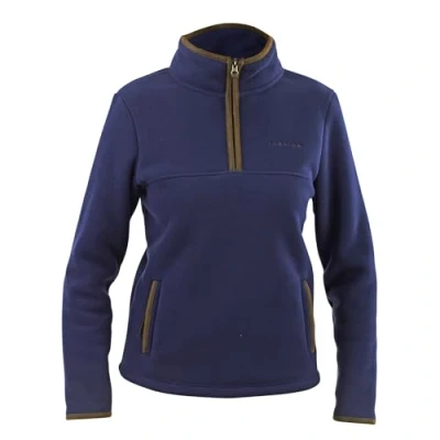 Image of Aubrion Shires Core Womens Half Zip Fleece Navy Blue Large
