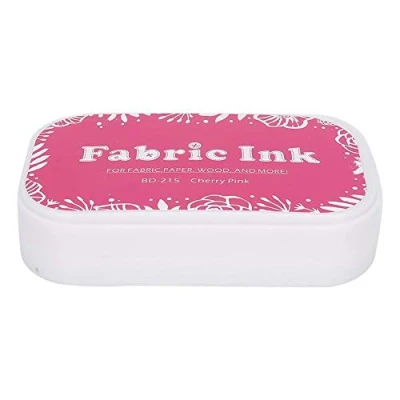 Image of HEEPDD Ink Pads, Colorful Craft Stamp Pads for Rubber Stamps Paper Scrapbooking Wood Fabric(Cherry Red)
