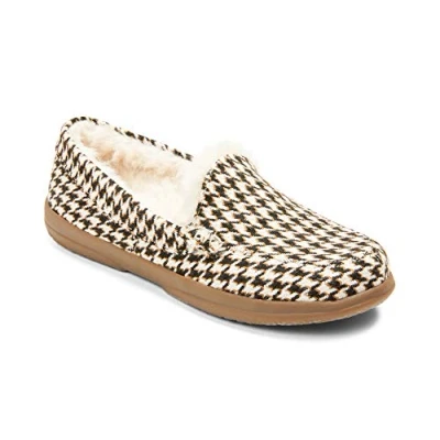 Image of Vionic Cedar Lynez Women&#039;s Slippers Soft House Shoes That Includes Three Zone Comfort for Heel Pain and Plantar Fasciitis with Orthotic Insole Arch Support Medium Fit Cream UK 4