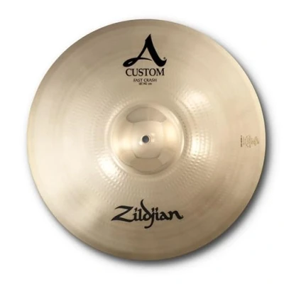 Image of Zildjian A Custom Series 18 Inch Fast Crash Cymbal Brilliant finish multicoloured