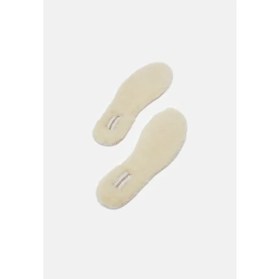 Image of Shepherd of Sweden Moheda Sole 100% Real Sheepskin Comfort Soft and Warm Fluffy Creme 8 UK