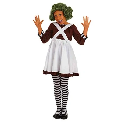 Image of Fun Shack World Book Day Costumes for Girls, Chocolate Factory Worker Costume Character Girls Large