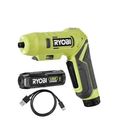Image of Ryobi RSDP4 120G 4V Cordless Pivoting Screwdriver (1 x 2.0Ah)