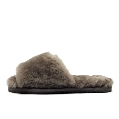 Image of Cotswold Westfield Womens Girls Slippers Grey Size UK 3