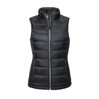 Image of Russell Athletic Womens/Ladies Nano Body Warmer (Black) Size Small
