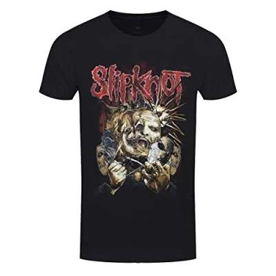 Image of Band Monkey Slipknot Unisex T Shirt Torn Apart (Back Print)