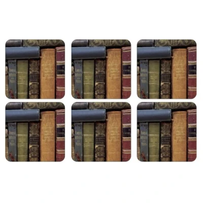 Image of Pimpernel Archive Books Coasters, Set of 6