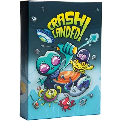 Image of Shot in the Dark Crash Landed! Fun family Card Game For Adults &amp; Kids 2+ Players, Ages 8+