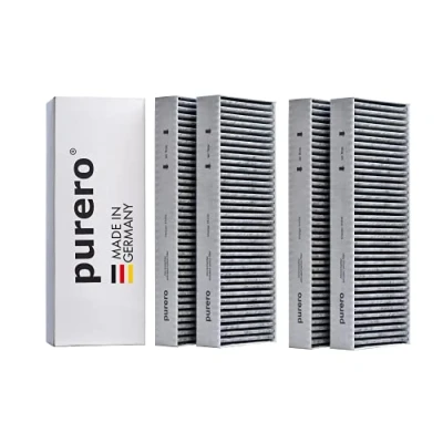 Image of purero 2 x Activated Carbon Filter Set for BORA Basic Kochfeld, HVAC_AIR_FILTER