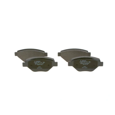 Image of 410609192R, 770120673, 7701207673 Brake pad set BOSCH 0 986 424 774 Low Metallic with anti squeak plate RENAULT: MEGANE 2, 2 Stufenheck