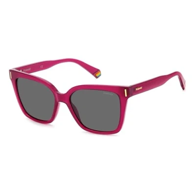Image of Sunglasses Polaroid Pld 6192/s col. mu1/m9 Woman Square Fuchsia