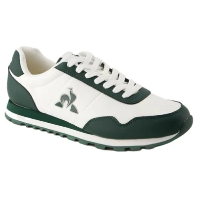 Image of Le Coq Sportif Unisex&#039;s Astra_2 Sneaker, Optical White Pine Grove, 10.5 UK